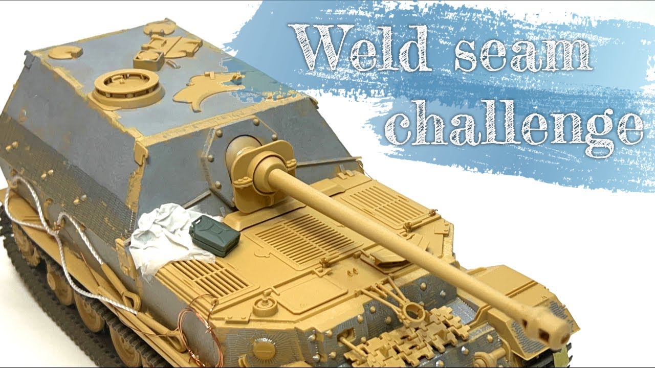 TAMIYA 1/35  JAGD PANZER ELEFANT【Welded seams and Zimmerit coated sheet】#modelmaking 　#tankmodel
