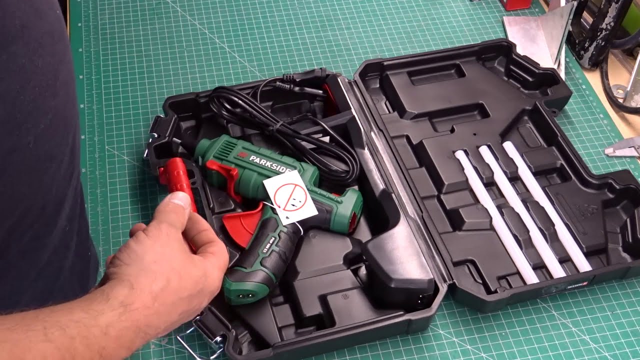 PARKSIDE Cordless Hot Glue Gun PHP 500 E3 (Heißklebepistole) - UNBOXING