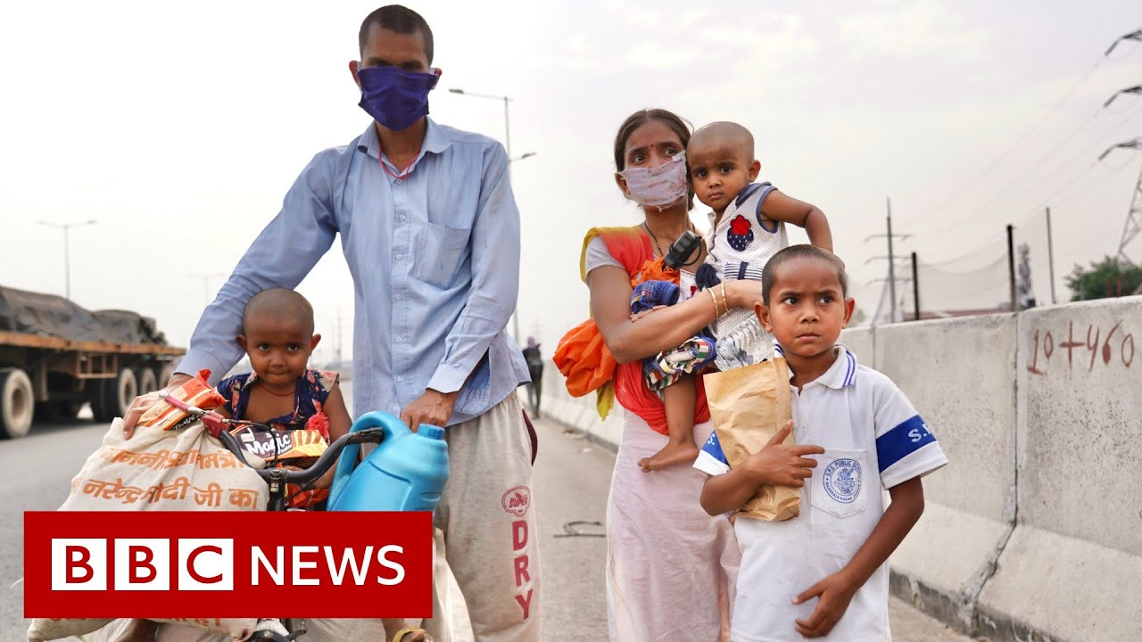 Coronavirus India: Death and despair as migrant workers flee cities - BBC News