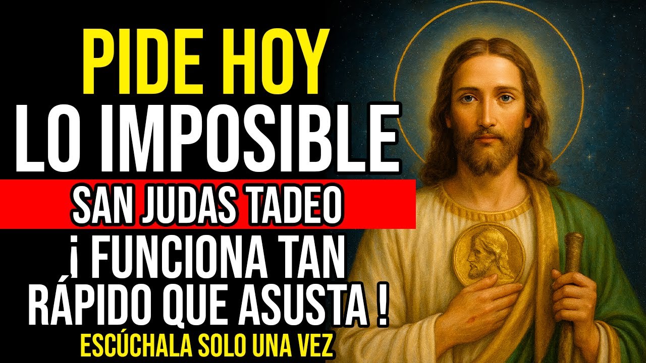 🙌 HAZ ESTA ORACIÓN A SAN JUDAS TADEO Y RECIBE TU MILAGRO IMPOSIBLE ESTE MISMO DÍA