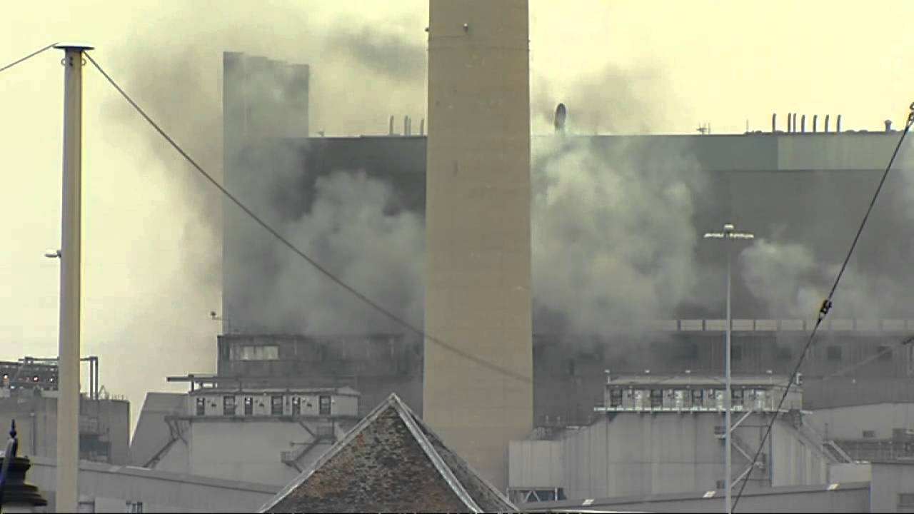 Huge blaze at Britain's biggest biomass power station