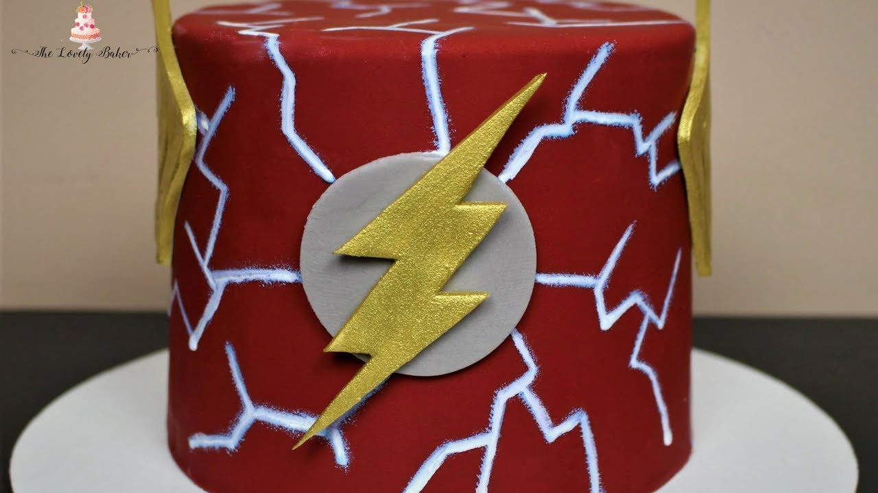 EASY The Flash Justice League Cake Tutorial!