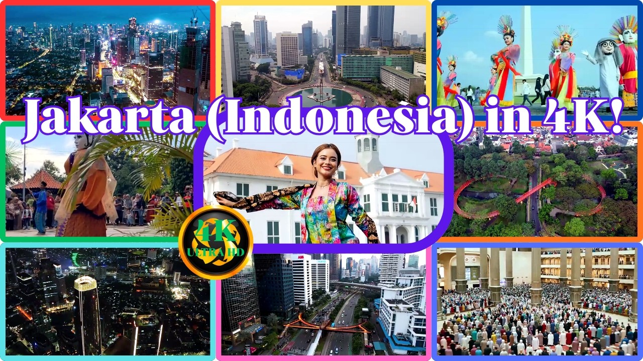 The best aerial views of Jakarta (Indonesia) in 4K!