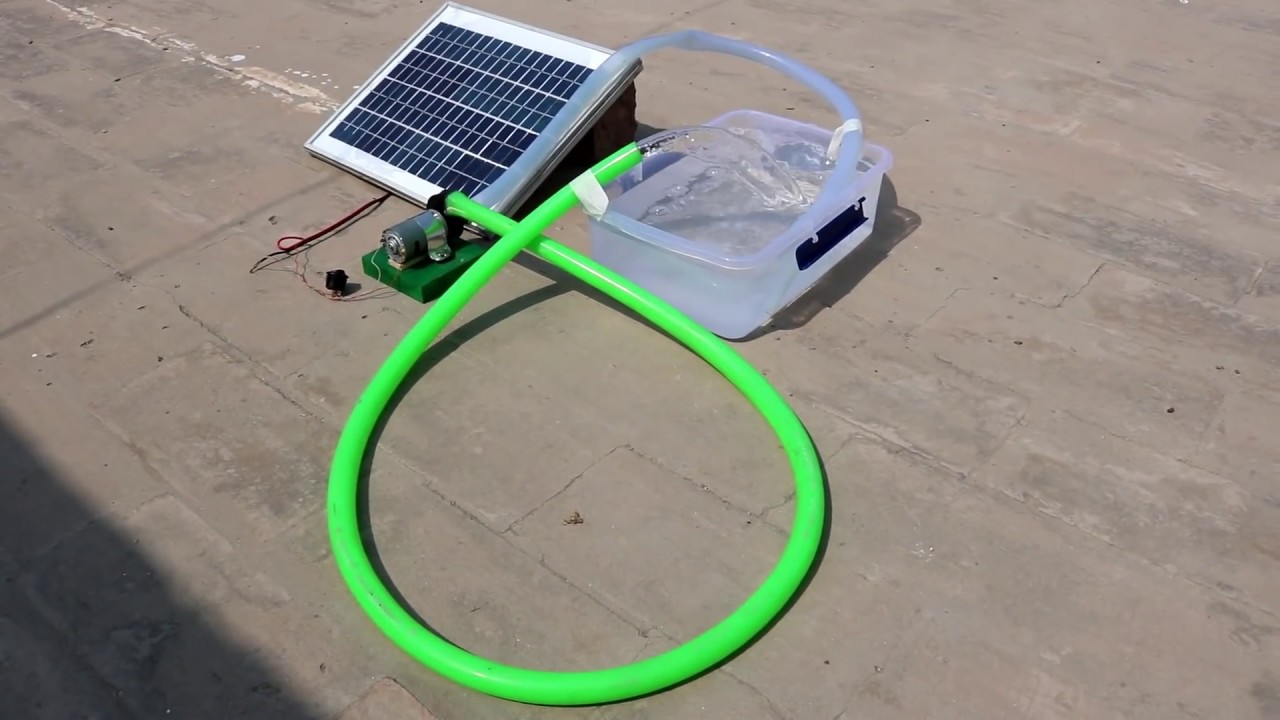 How to Make a mini SOLAR WATER PUMP at home // New Easy Way