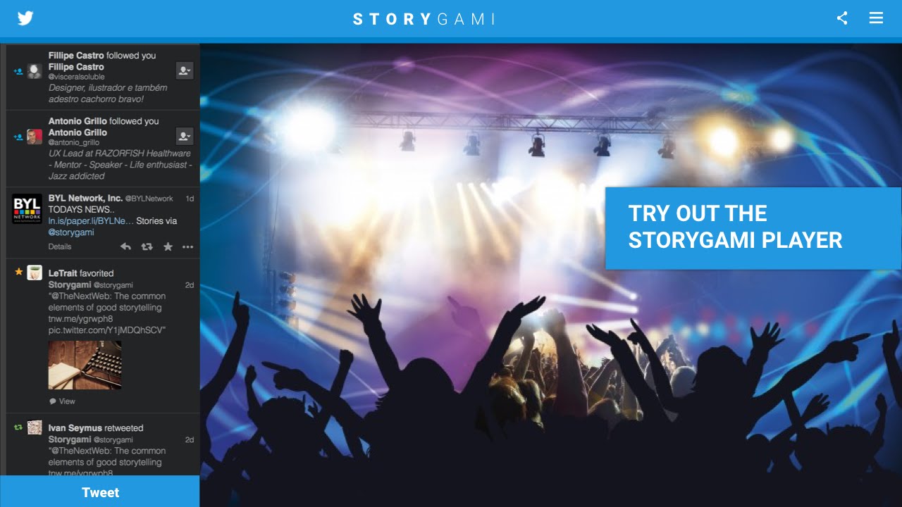 Storygami: Easily add interactive content into your videos