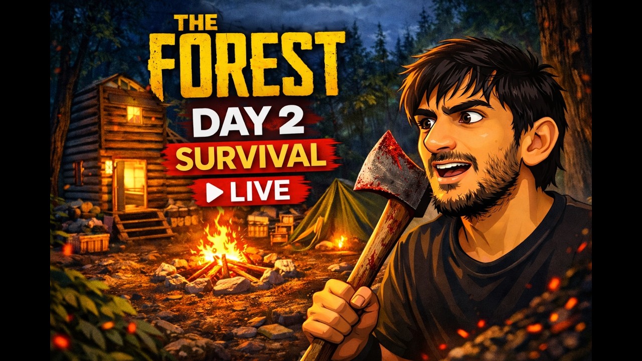 Day 2 In The Forest | Live Gameplay