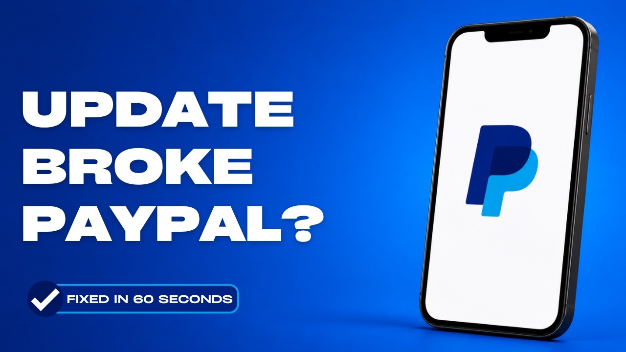 How to Fix PayPal Not Working After iPhone Update (iOS 18 Fix 2026)