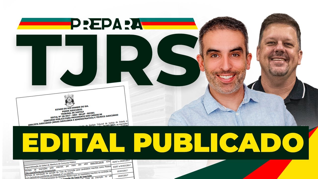 EDITAL PUBLICADO TJRS