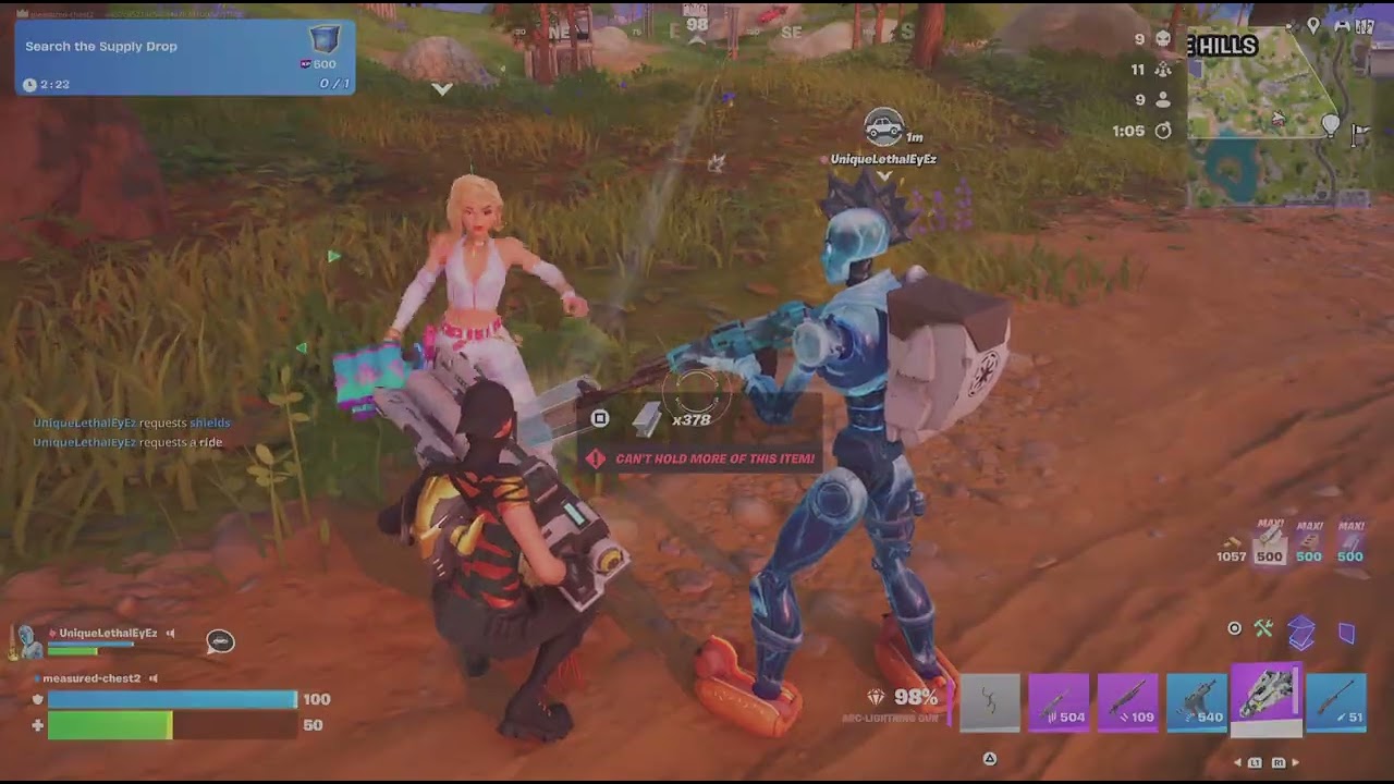 Fortnite I had a crash out, but I fixed it.