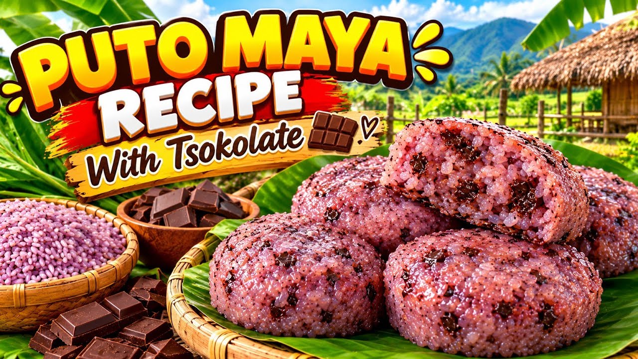PUTO MAYA RECIPE /SINAING NA PUTO MAYA /BISAYA KAKAININ #hnwcookingideas#pinoyfood #putomaya #cebu