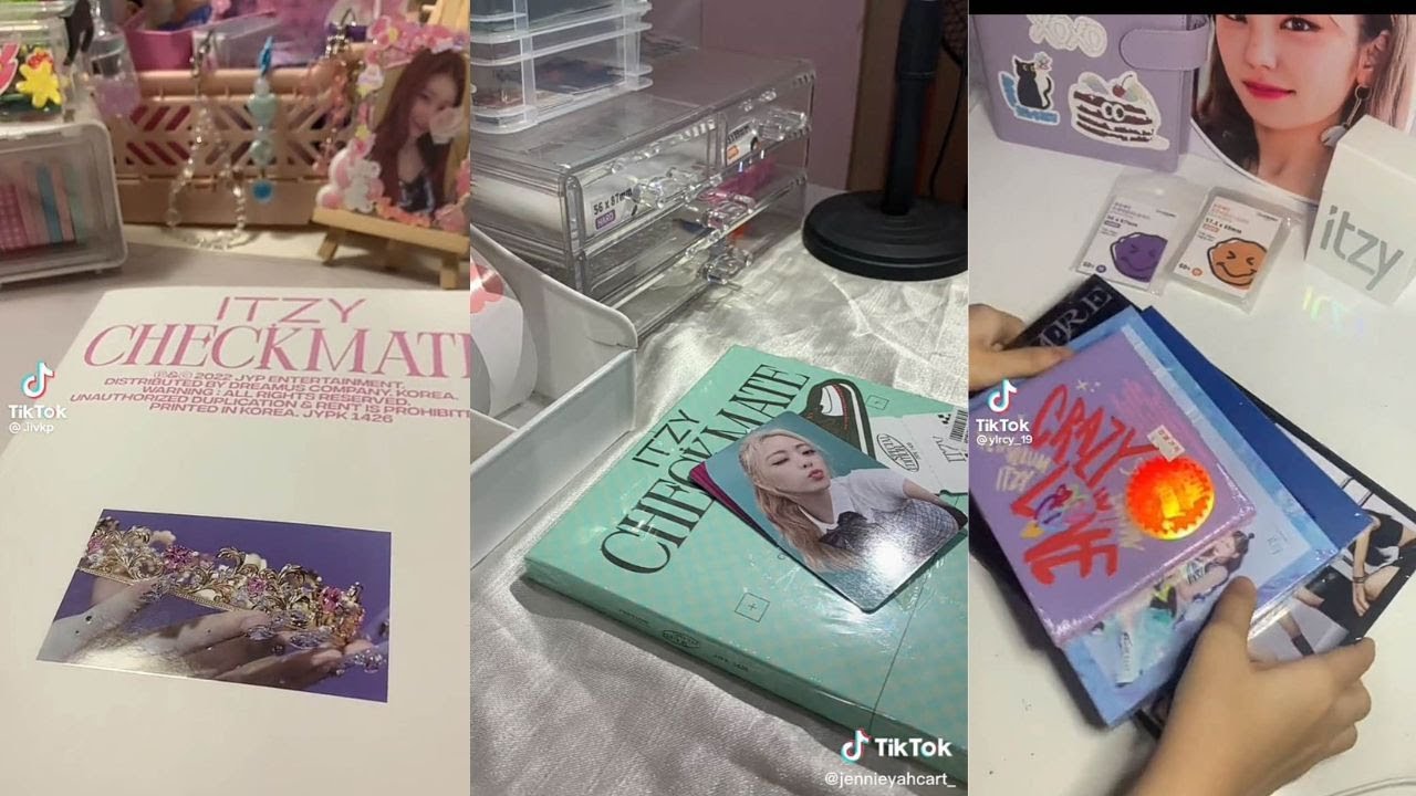 📦 UNBOXING ITZY ALBUMS | TIKTOK COMPILATIONS 🌱