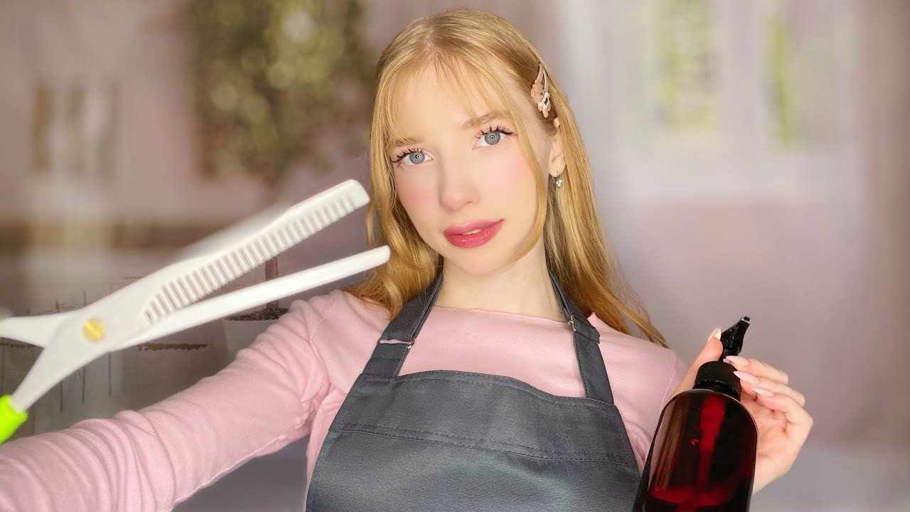 АСМР ТВОЙ ПАРИКМАХЕР *часть 5* 💇‍♀️🌸 звуки асмр  *hair* ASMR SPA HAIRSTYLES