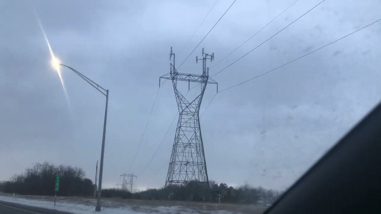 Power Lines On My Trip To DC