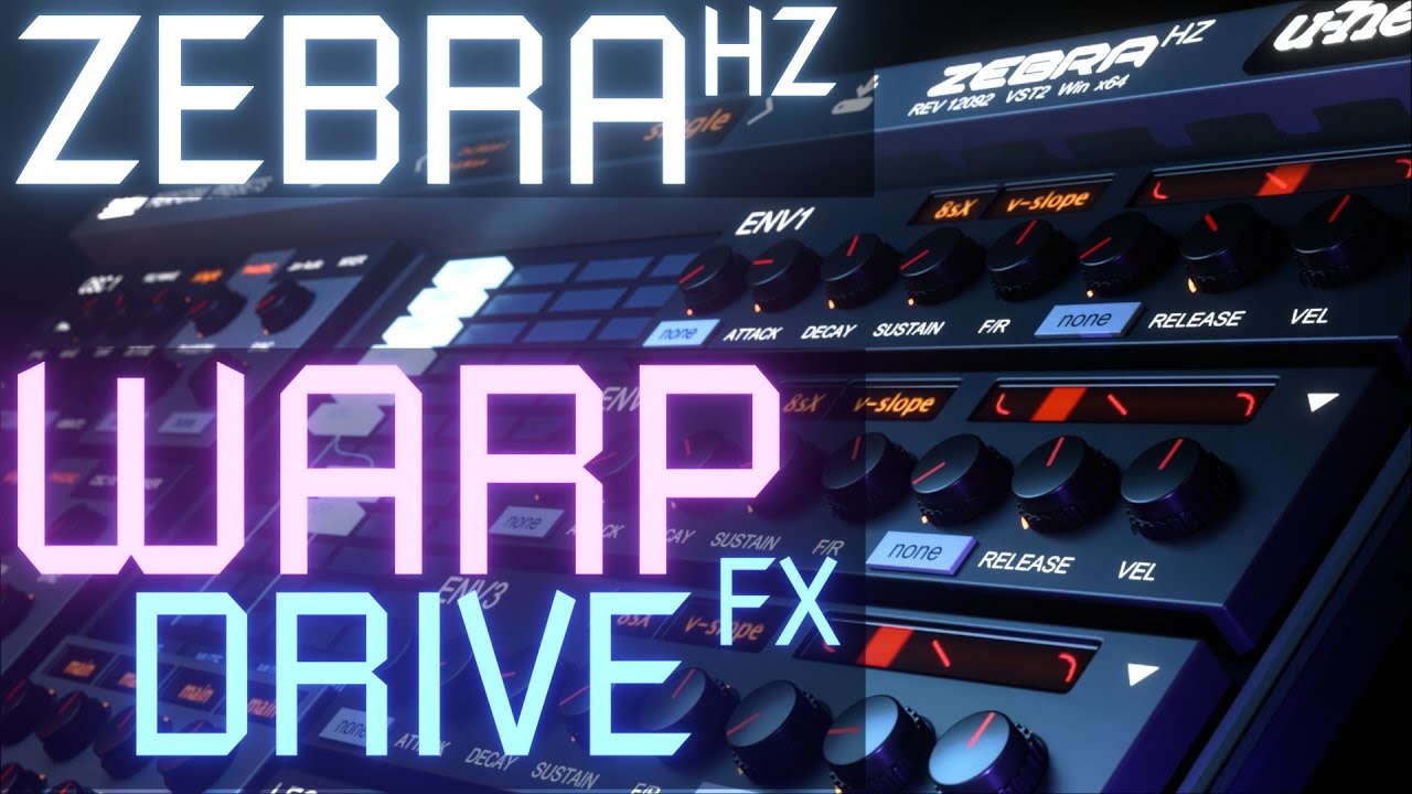 Zebra HZ Warp Drive FX | Sound Design Tutorial