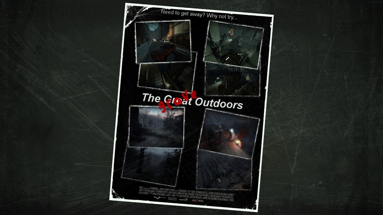 LEFT 4 DEAD 2 - THE GRAVE OUTDOORS (with @SitiIsabella1995)