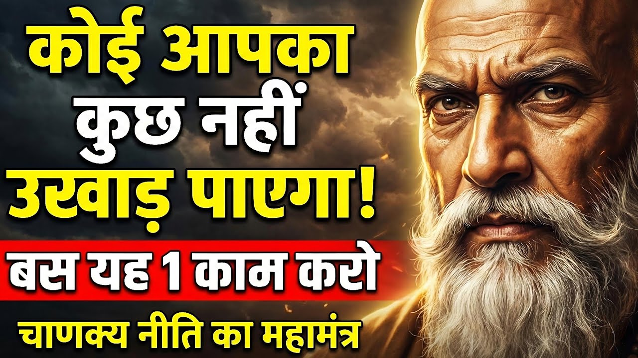 कोई आपका कुछ नहीं बिगाड़ पायेगा, बस ये 1 काम करो | Chanakya Niti Motivational video Chanakya Niti 🤬