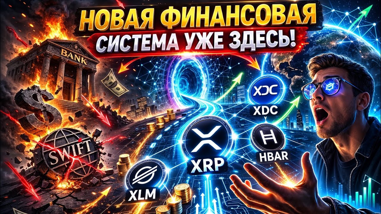 НОВАЯ ФИНАНСОВАЯ СИСТЕМА УЖЕ ЗДЕСЬ | XRP XLM XDC HBAR & QNT @NCash 