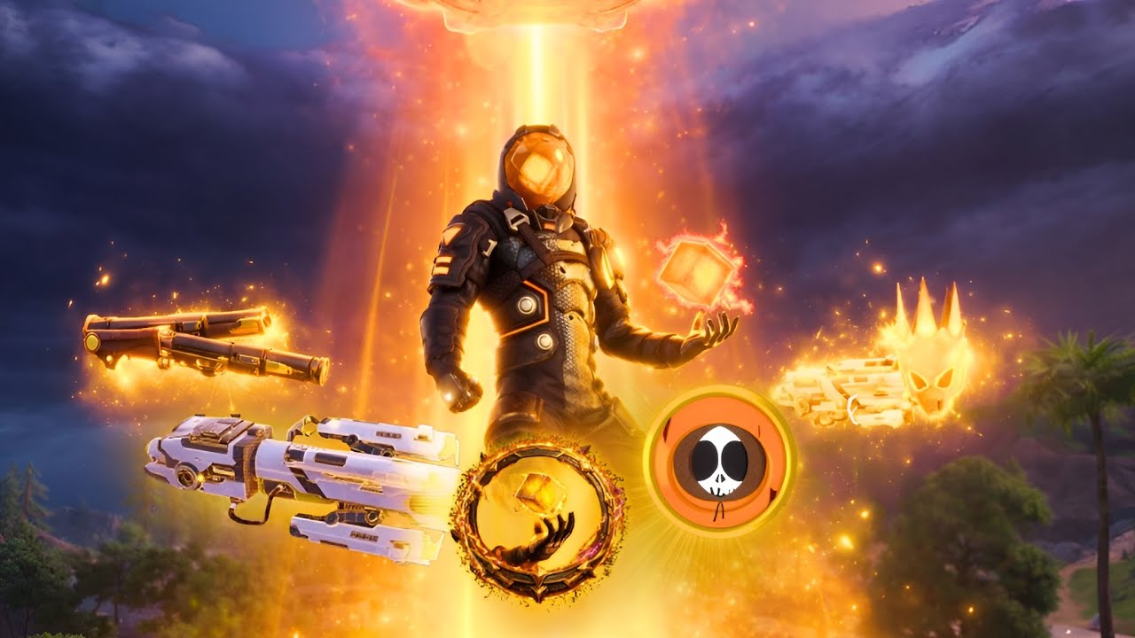 DARK VOYAGER VS ALL MYTHIC GUNS IN FORTNITE (NEW! Chapter 7 Season 1)