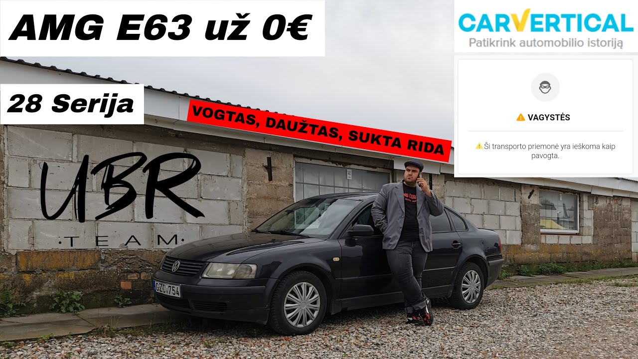 UBR Team: AMG E63 už 0€ (28 serija)