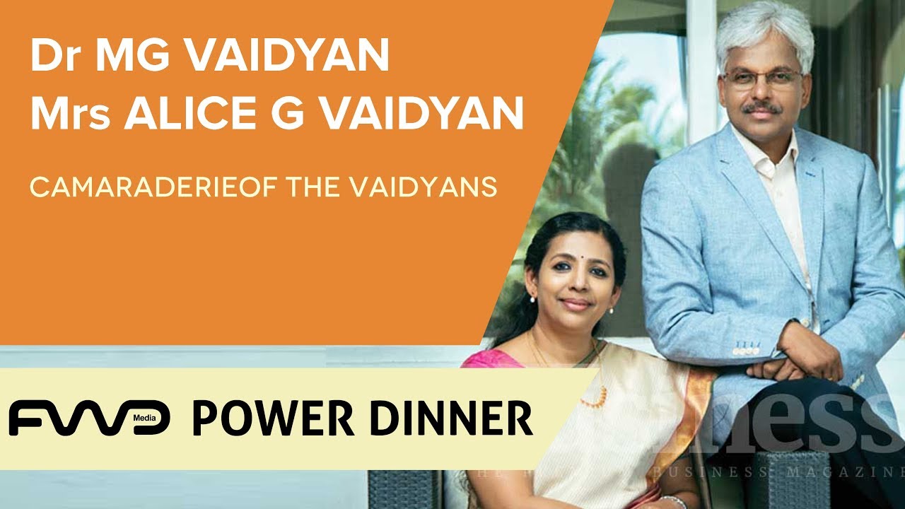 Mercedes Benz &ndash; FWD Power Dinner with Dr MG Vaidyan and Mrs Alice G Vaidyan.