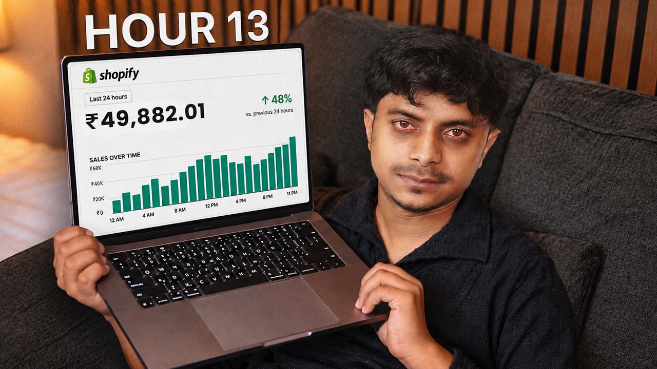 I Tried AI Dropshipping Challenge For 24 Hours (No Rest)