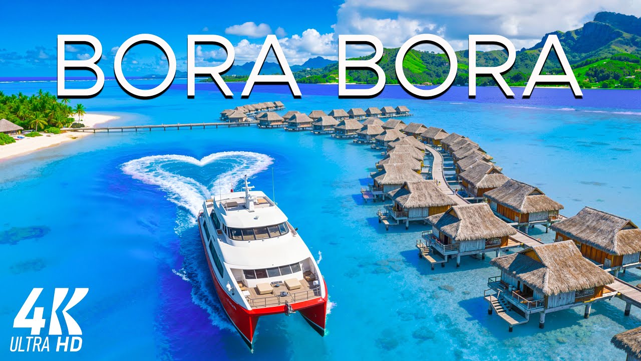 [4K]  Bora Bora - Sun-Kissed Beaches & Gentle Harmony | Deep House Chill