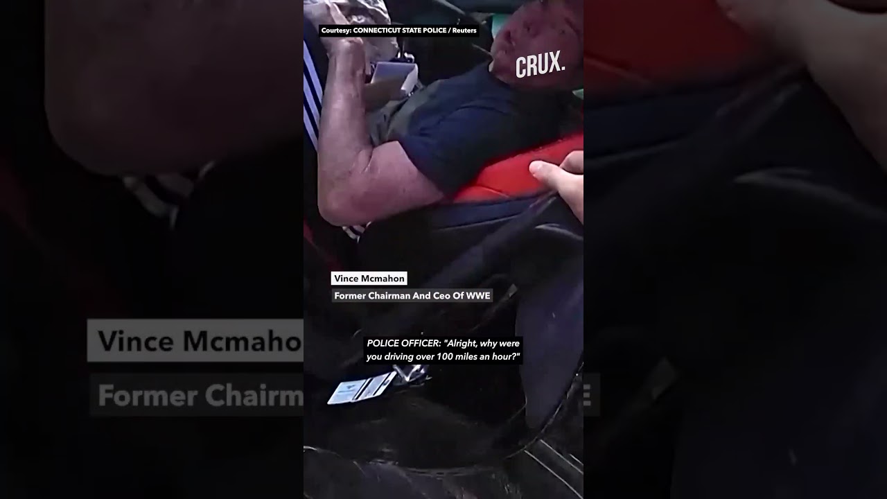 Police Footage Shows Former WWE CEO Vince McMahon&rsquo;s 100mph Crash