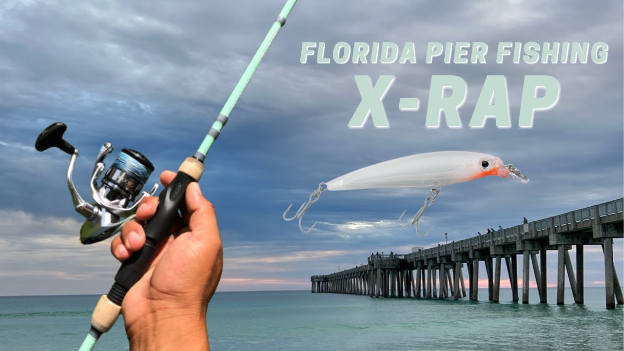 Fishing Okaloosa Island Pier with Rapala x-rap on light tackle!! *DRAG SCREAMING*