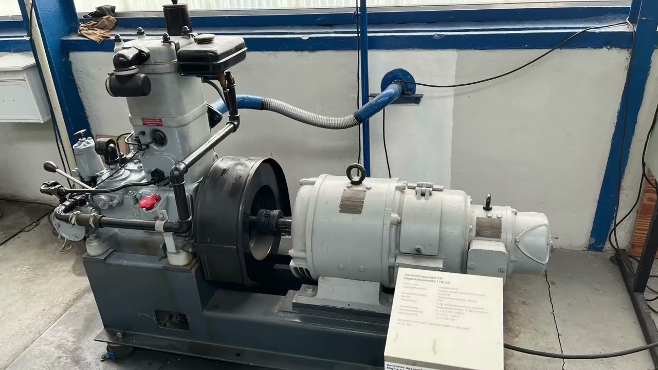 Gegenkolbenmotoren im Technikmuseum Hugo Junkers in Dessau