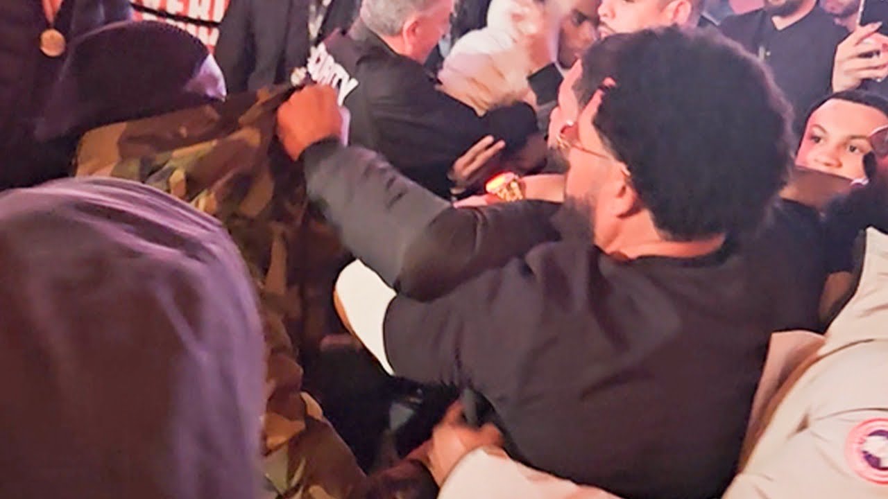 Bill Haney BRAWL ERUPTS at Teofimo vs Shakur Weigh-In &mdash; FISTS FLY Between Teams
