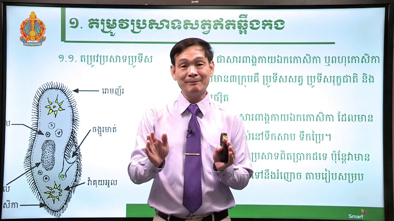 ជីវវិទ្យា ថ្នាក់ទី១២ ជំពូកទី៣ មេរៀនទី១៖​ តម្រូវប្រសាទ (ភាគទី១)