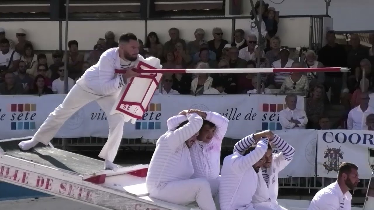 championnat de France de joutes seniors à Sète le 14 septembre 2024