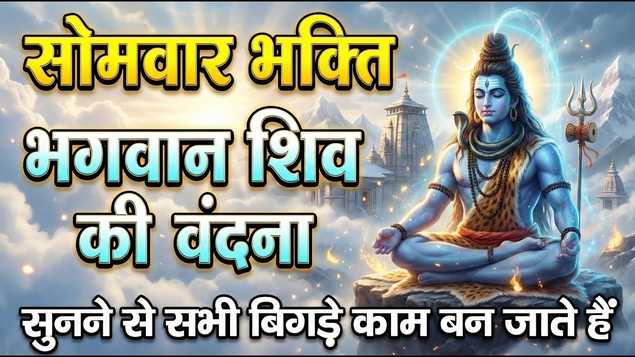 26 जनवरी 2026 : सोमवार भक्ति - भगवान शिव की इस वंदना को सुनने से सभी बिगड़े काम बन जाते है