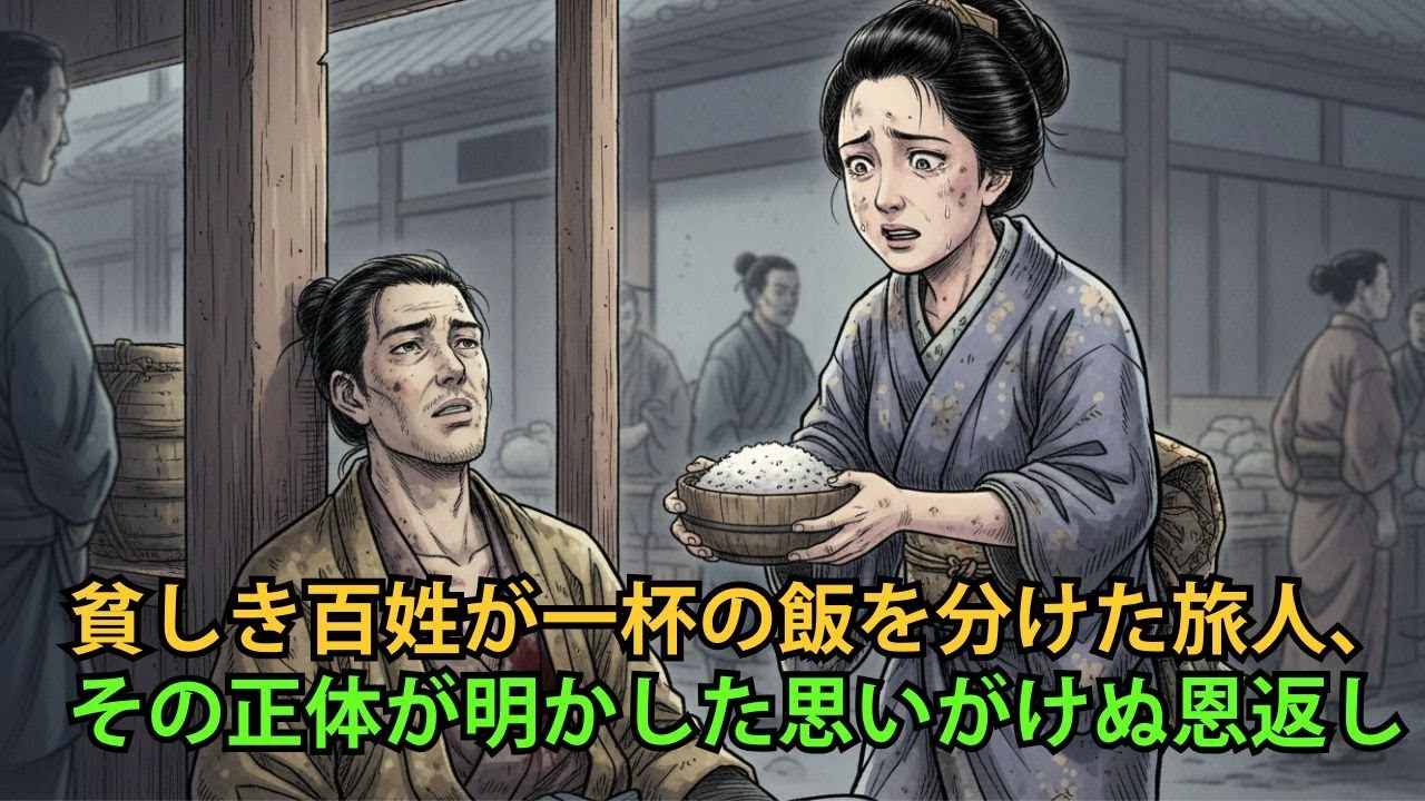 貧しき百姓が一杯の飯を分けた旅人、その正体が明かした思いがけぬ恩返し