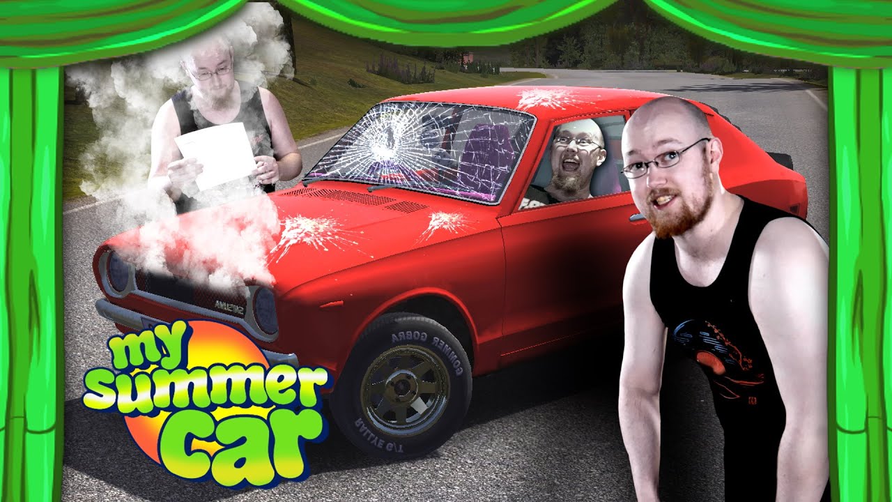 My Summer Car, but I get lost and abused by busses (and everything else)