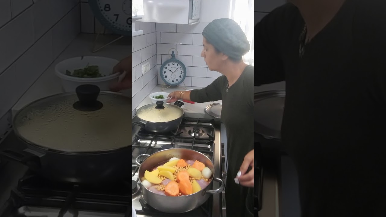 הסרטון שחיכתם לו  הטבאחה שלי פלוס קוסקוס מהיר הכנה ☺