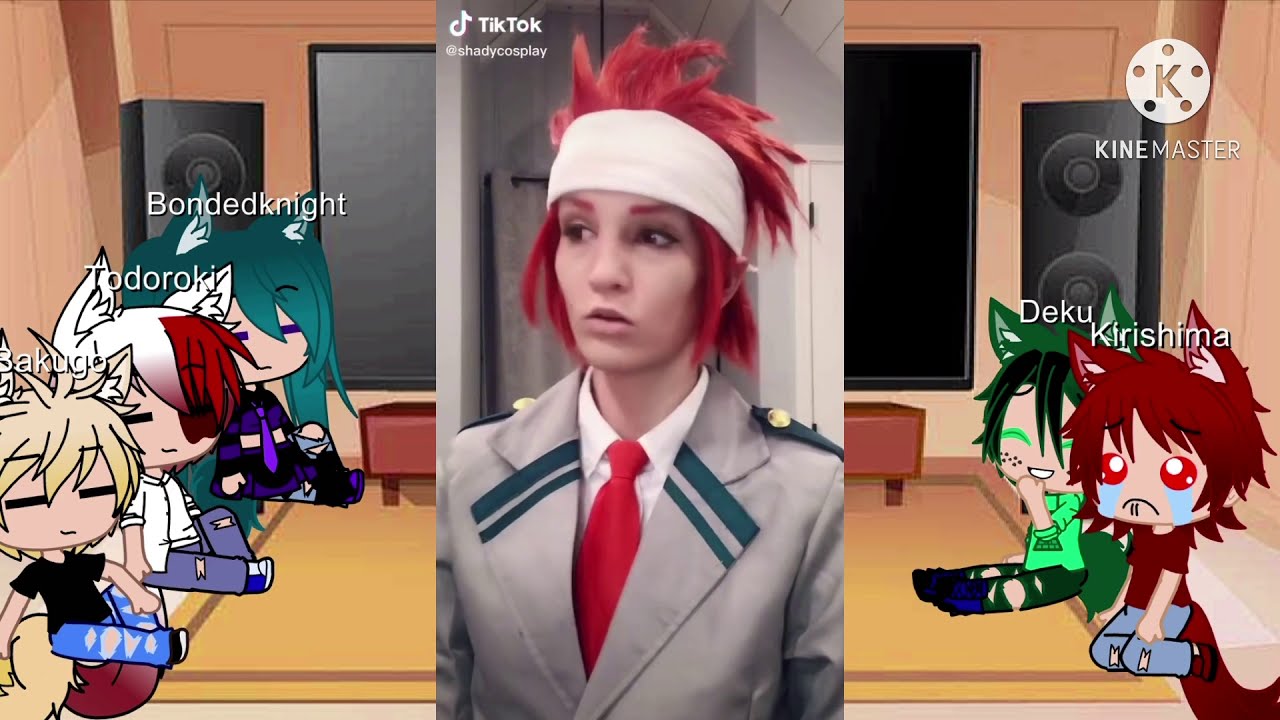 Mha reacts to TikTok’s and memes (Kirideku, Todobaku) || Read Description || Gacha Club