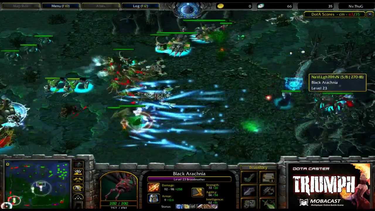 DotA Cast Farm 4 Fame: MYM vs Na'Vi