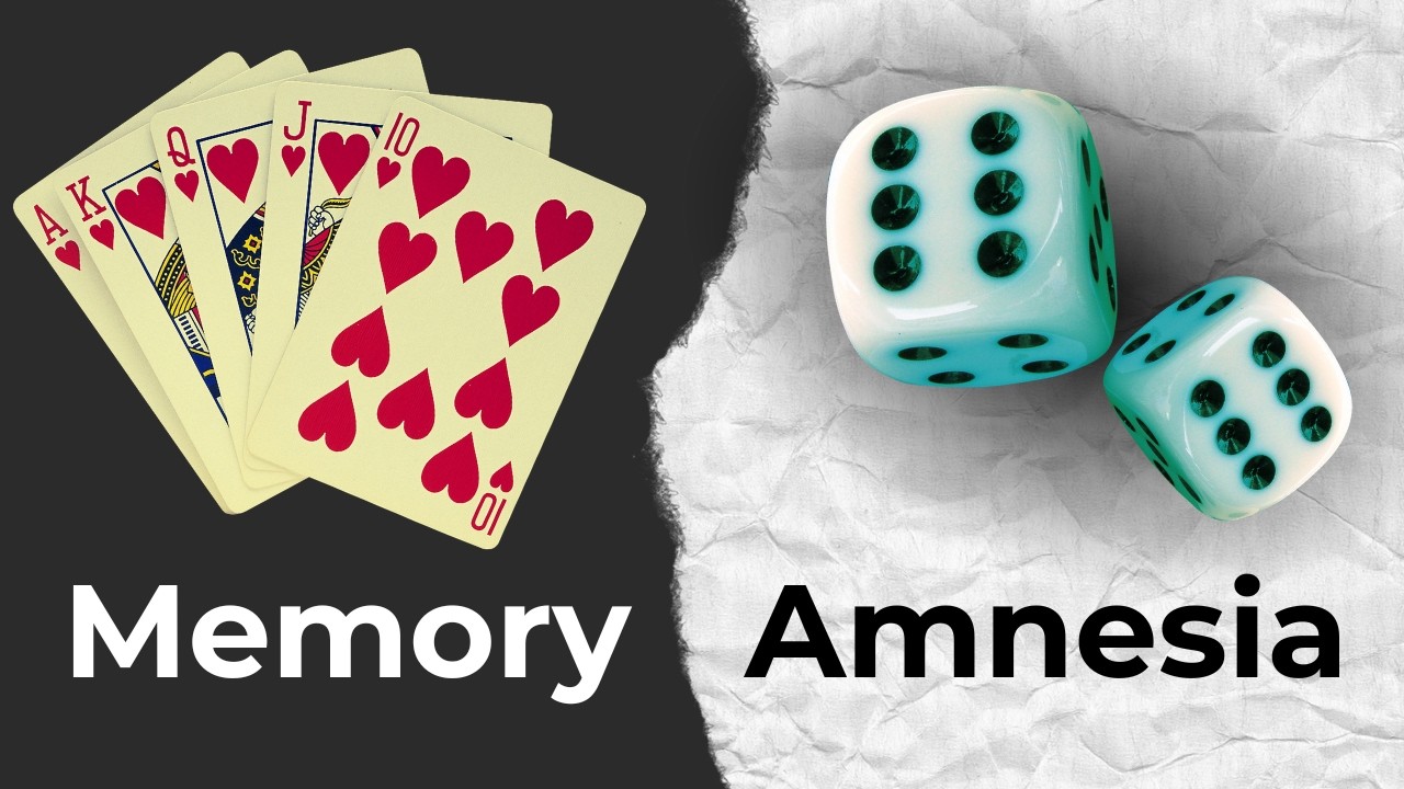 Why Cards Remember (And Dice Forget)
