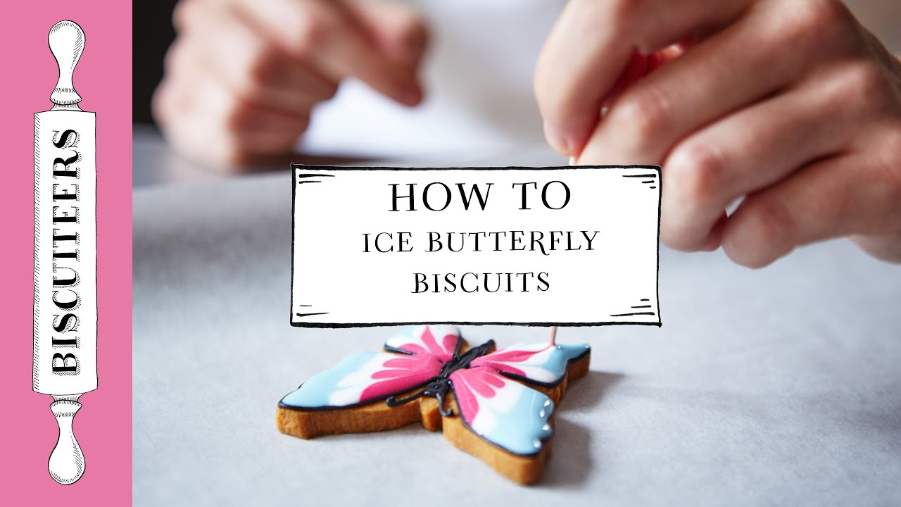 How to ice Butterfly Biscuits | DIY Butterflies Kit | Biscuiteers