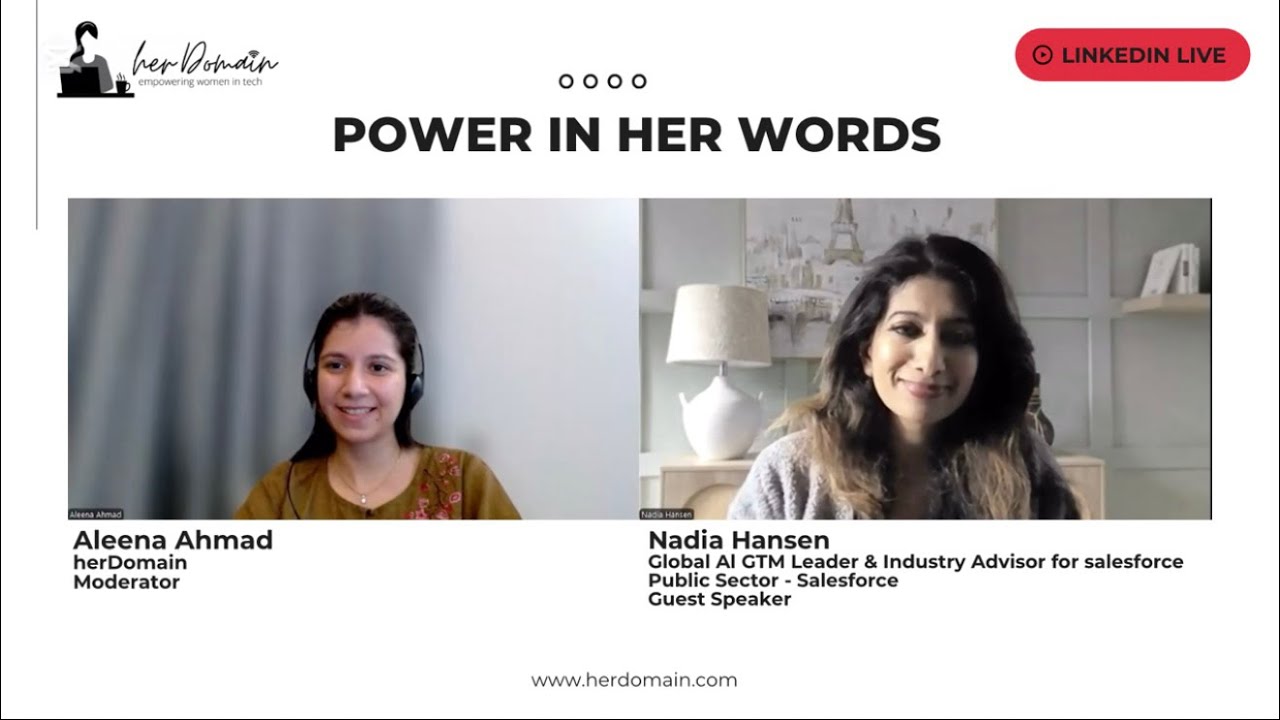 HerDomain | Power in her words with Nadia Hansen and Aleena Ahmad [Ep 15]