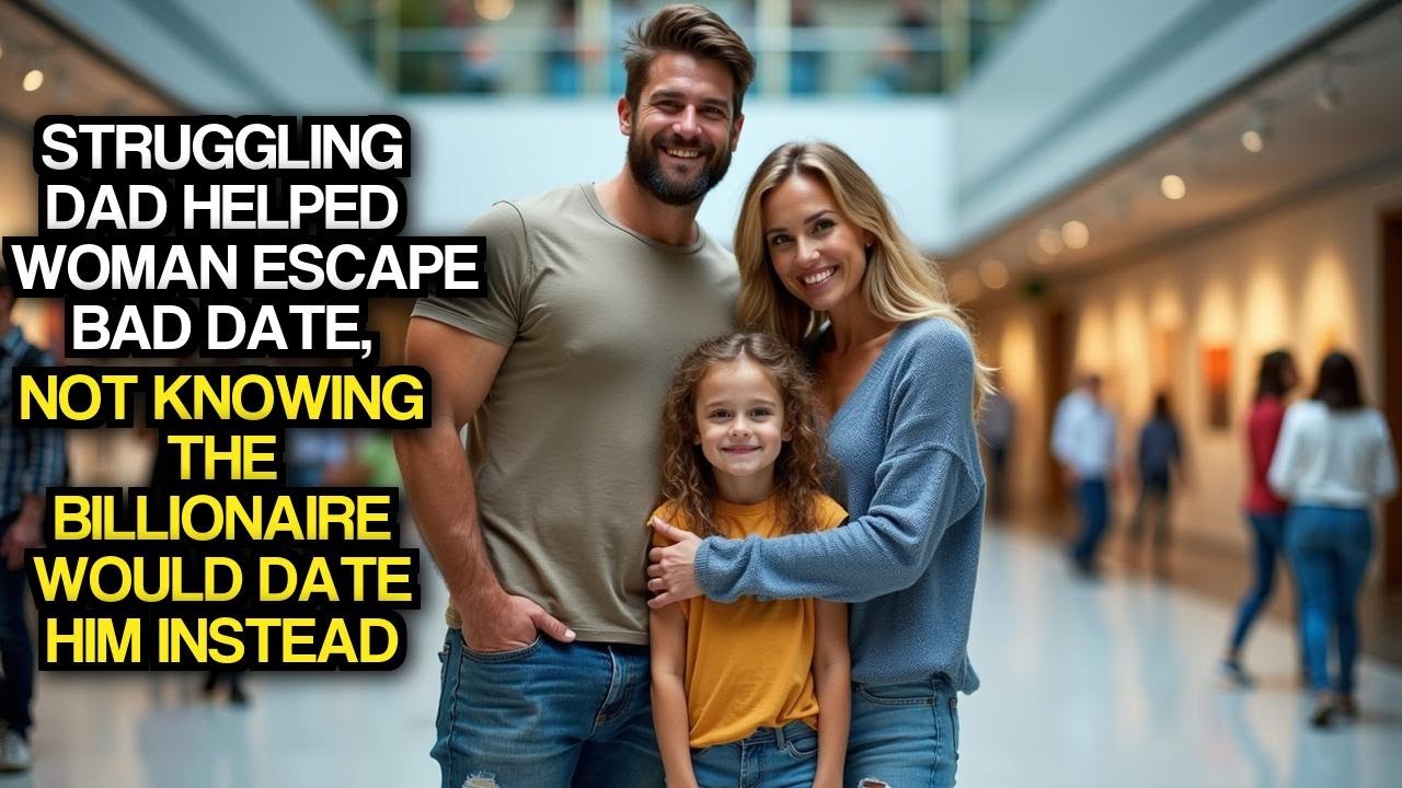 Struggling Dad Helped Woman Escape Bad Date, Not Knowing The Billionaire Would Date Him Instead