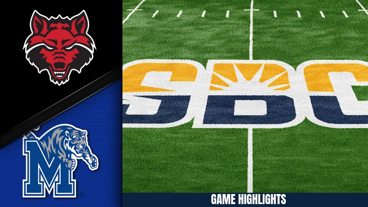 Arkansas State Red Wolves vs Memphis Tigers Highlights | 2026 Sun Belt Conference Football