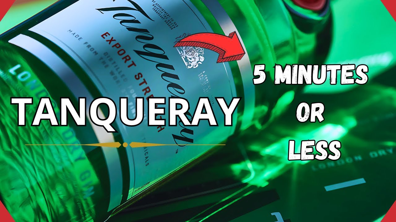 All you need to know about Tanqueray Gin in 5 minutes or less!