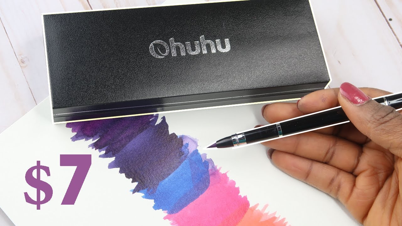 OHUHU BRUSH PEN FIRST IMPRESSIONS | $7 Brush pen from Ohuhu
