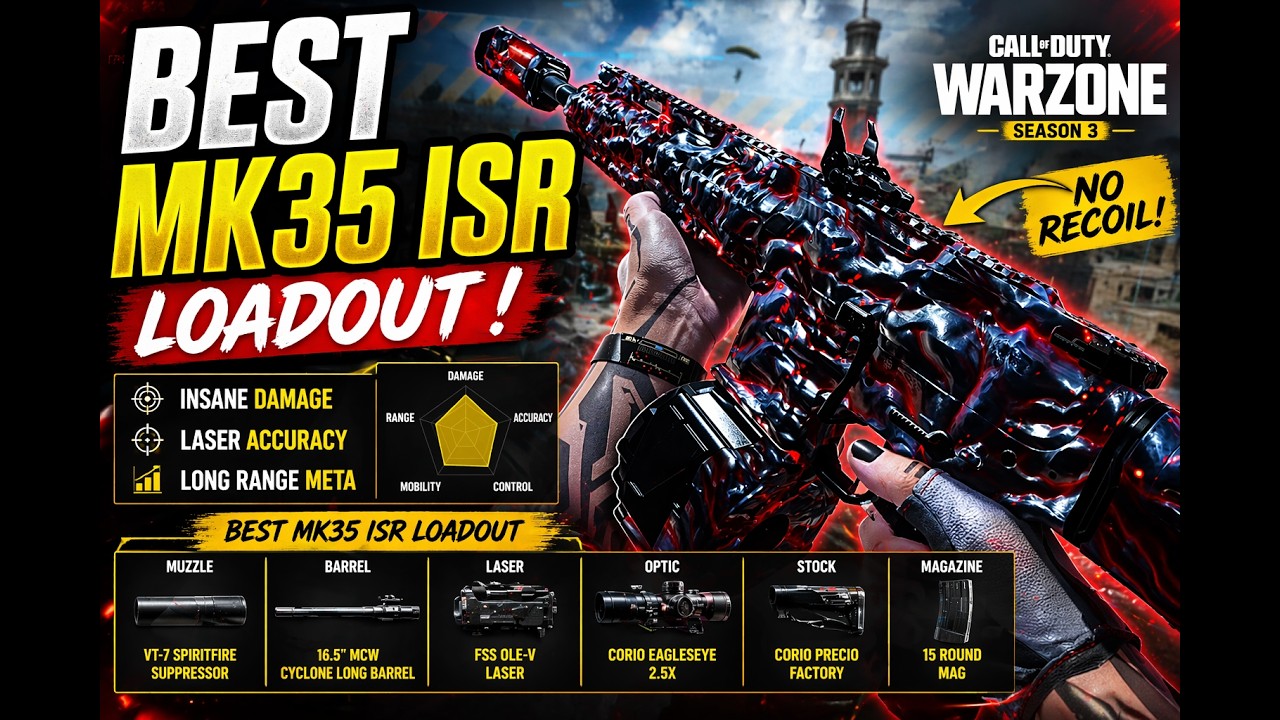 Best MK35 ISR Loadout in Warzone ✅