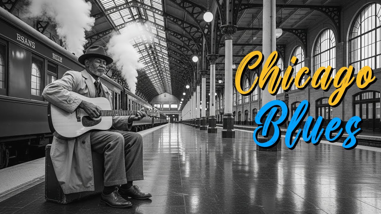 🌆 Bronzeville Nights Chicago Blues for Historic District Vibes | Midnight Blues Voice