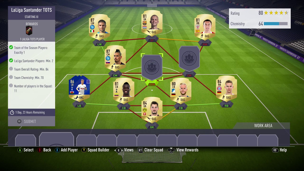 FIFA 18  - TOTS La Liga SBC