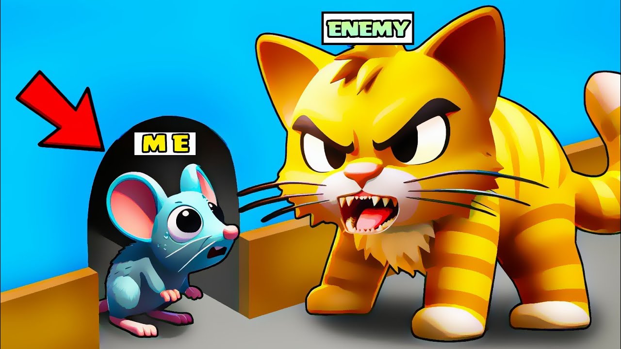 Cat VS Mouse Hide And Seek Gameplay|On Vtg!