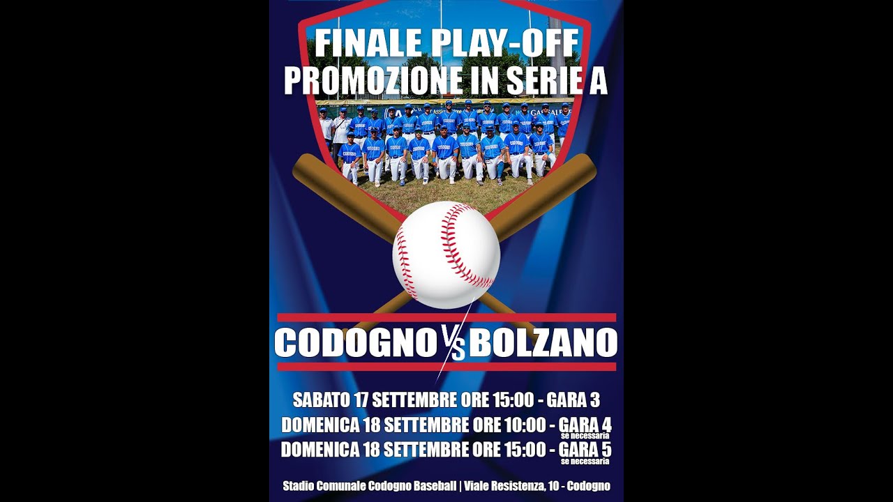 17 settembre 2022 - Finale play-off gara 3 - Codogno vs Bolzano